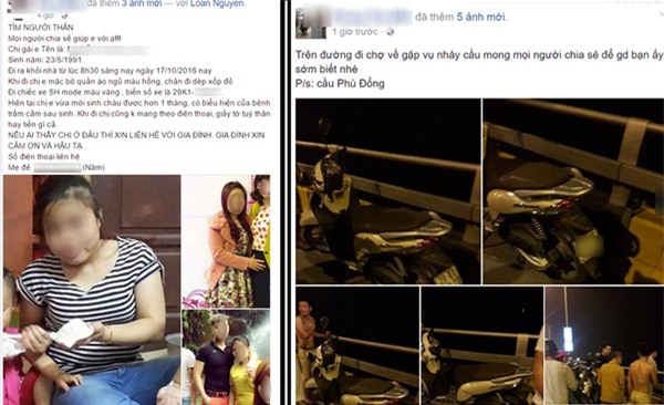 Sinh con được 1 tháng, thiếu phụ nhảy cầu tự tử vì trầm cảm