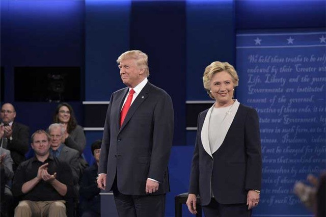 bầu cử tổng thống mỹ 2016, hillary clinton, donald trump, tranh luận,