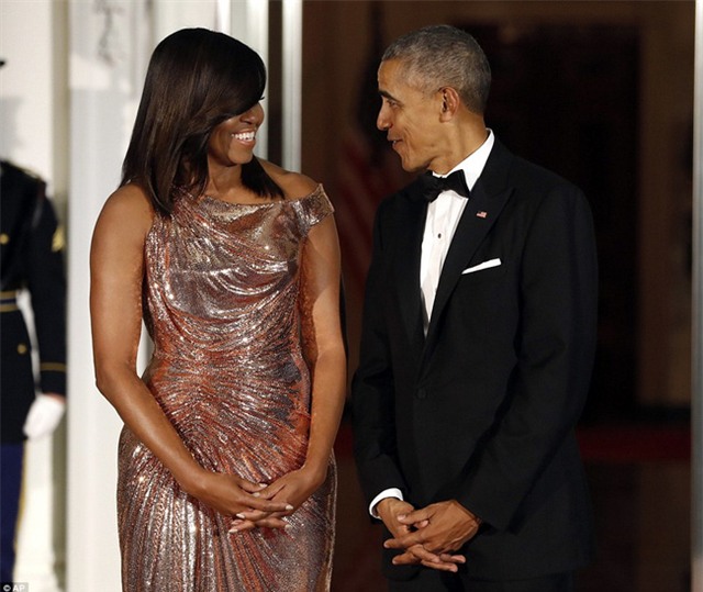 Tổng thống Obama ngậm ngùi trong quốc yến cuối cùng tại Nhà Trắng - Ảnh 2.