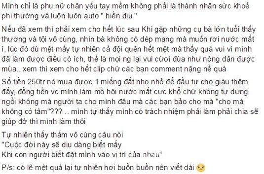 Thủy Tiên làm từ thiện như bố thí 6