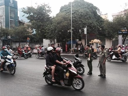 Hiện trường vụ việc.