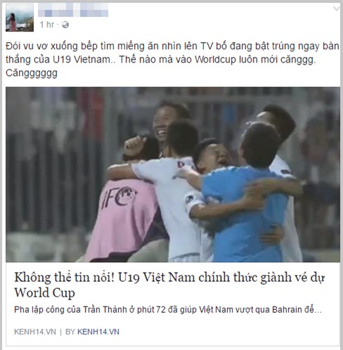 MC Phan Anh, Tuấn Hưng... cũng phát cuồng với chiến tích dự World Cup của U19 Việt Nam - Ảnh 6.