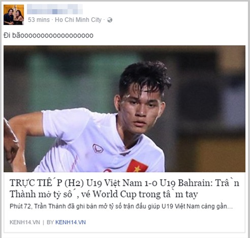 MC Phan Anh, Tuấn Hưng... cũng phát cuồng với chiến tích dự World Cup của U19 Việt Nam - Ảnh 8.