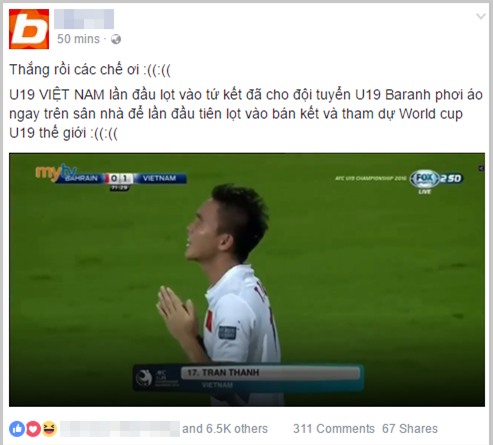 MC Phan Anh, Tuấn Hưng... cũng phát cuồng với chiến tích dự World Cup của U19 Việt Nam - Ảnh 9.