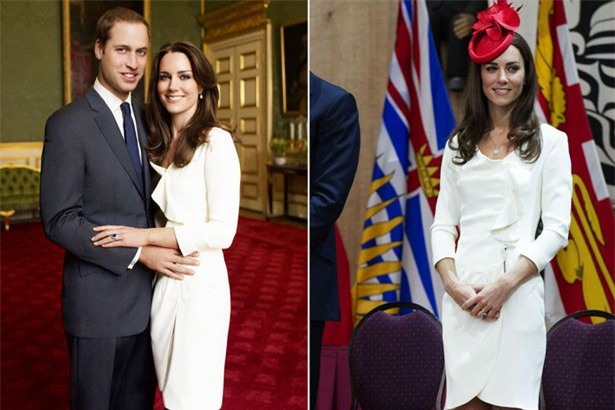 Dien vay trang dep me hon nhu Cong nuong Kate