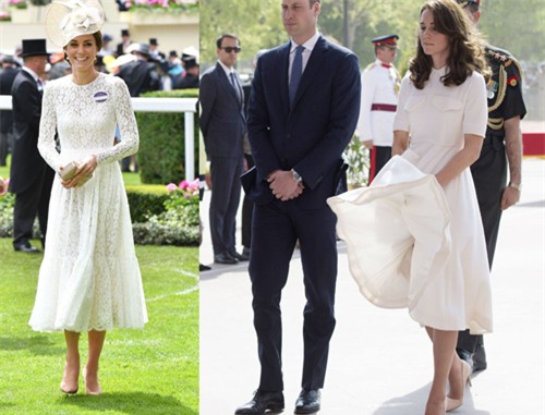 Dien vay trang dep me hon nhu Cong nuong Kate