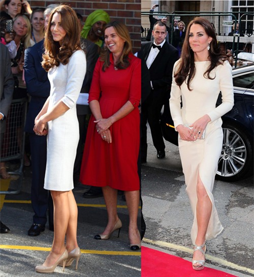 Dien vay trang dep me hon nhu Cong nuong Kate