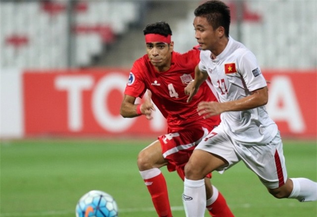 Bàn thắng của Trần Thành (áo số 17) là kết quả xứng đáng cho những nỗ lực của U19 Việt Nam