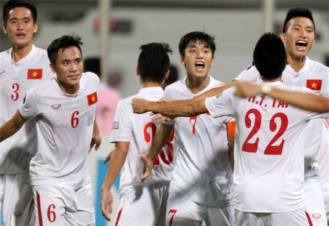 
U19 Việt Nam trong trận thắng Bahrain 1-0
