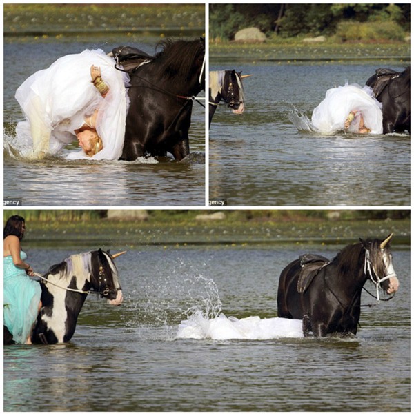 Cô dâu đau điếng