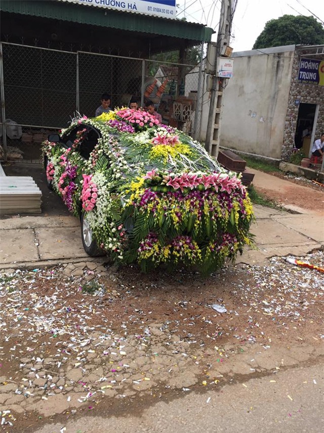Xe hoa lạ ở Nghệ An khiến người đi đường không khỏi kinh ngạc - Ảnh 3.