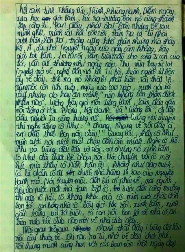 bức thư, bức thư năm 2035, nam sinh đất Cảng