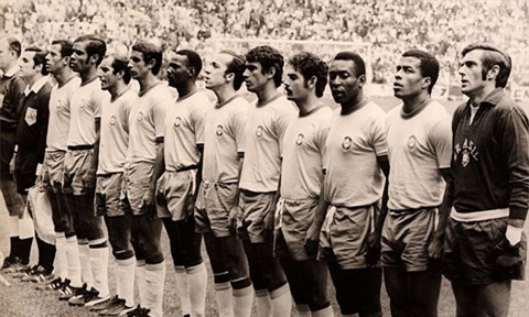 Đội hình Brazil ra sân trong trận chung kết World Cup 1970
