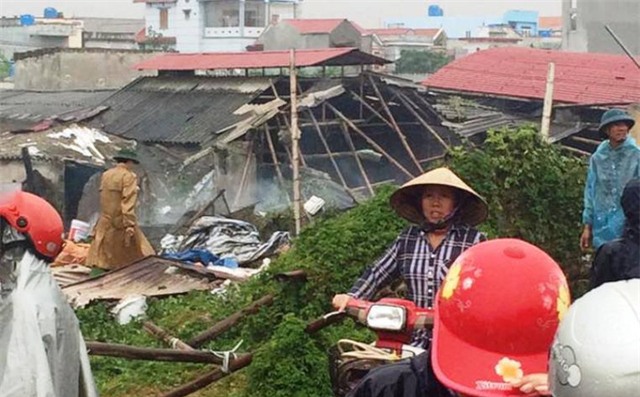 Nổ bình ga ở Thái Bình, ít nhất 2 người tử vong