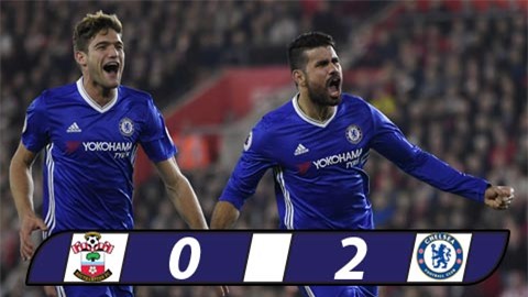 Hazard &amp; Costa khai hỏa, Chelsea vào Top 4