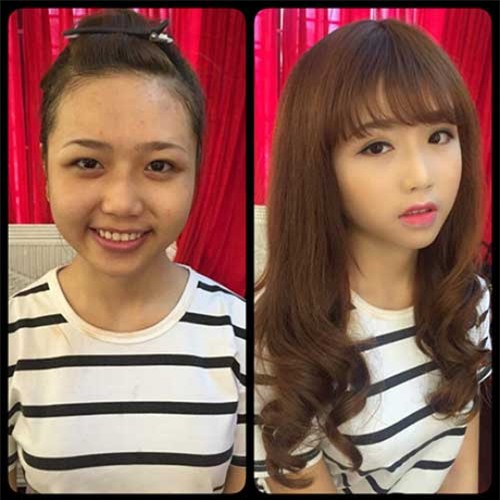 suc manh cua make up khang dinh:tren doi khong bao gio co gai xau! - 12