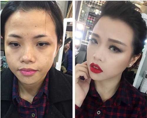 suc manh cua make up khang dinh:tren doi khong bao gio co gai xau! - 5