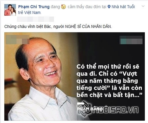 Sao Việt bàng hoàng, xót xa trước tin NSƯT Phạm Bằng qua đời 2