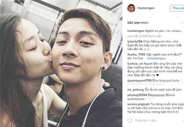 ngam ban gai 19 tuoi xinh nhu mong dang "gay bao" cua con trai hoai linh hinh anh 1