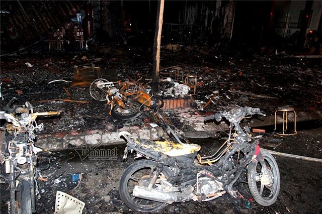 cháy lớn ở trần thái tông, cháy quán karaoke