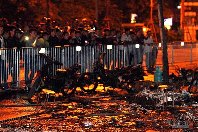 cháy lớn ở trần thái tông, cháy quán karaoke