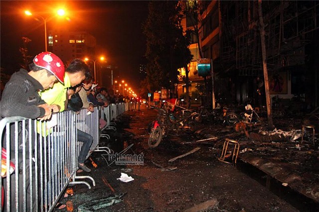 cháy lớn ở trần thái tông, cháy quán karaoke