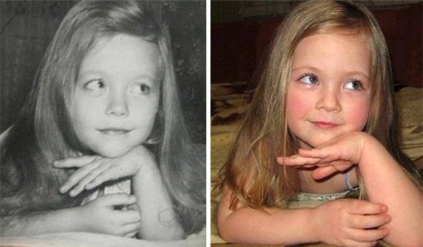 Sự giống nhau đáng kinh ngạc giữa các thế hệ trong cùng 1 gia đình - Ảnh 4.