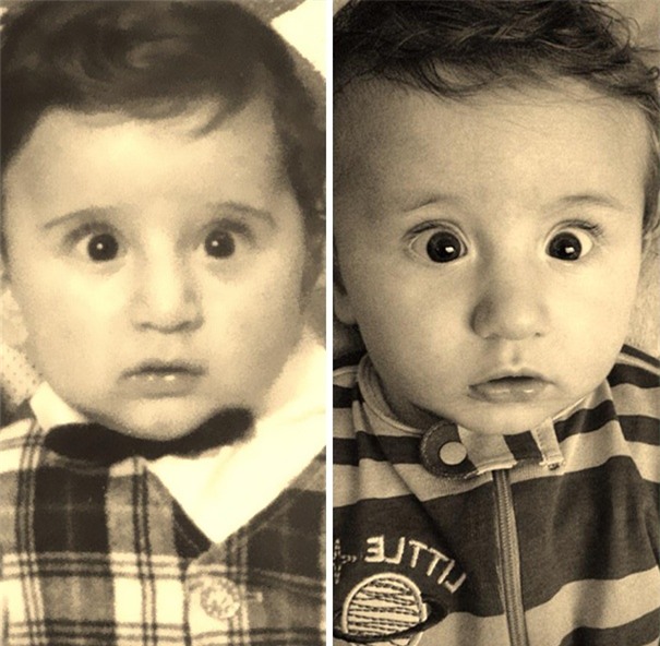 Sự giống nhau đáng kinh ngạc giữa các thế hệ trong cùng 1 gia đình - Ảnh 8.