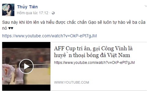 Bé Bánh Gạo buộc tóc, đeo kính hồng biến ba Công Vinh thành búp bê - Ảnh 1.
