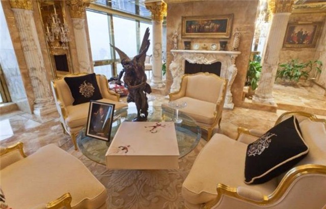 biệt thự xa xỉ, Donald Trump, tổng thống thứ 45 của nước Mỹ, tài sản khổng lồ, penthouse, New york, tòa tháp, thương hiệu, Obama