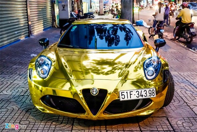 Alfa Romeo 4C Sai Gon ma vang phong cach dan choi Dubai hinh anh 1