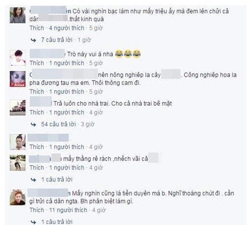 Nhận phong bao lì xì toàn 1.000 đồng, gái xinh bê tráp ở Thanh Hóa nổi điên - Ảnh 2.