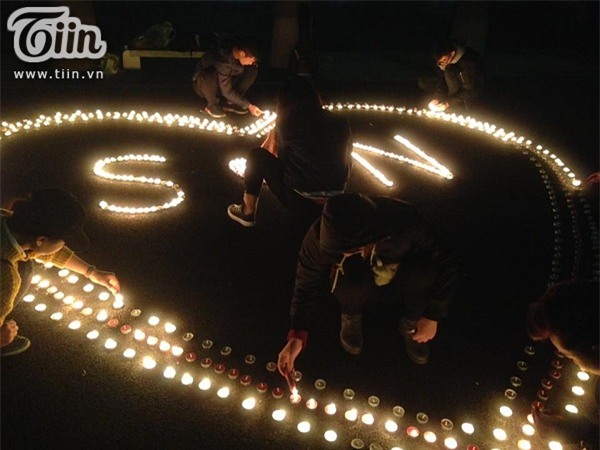 Chàng trai xếp 800 cốc nến xin lỗi người yêu và cái kết chát - Ảnh 2.