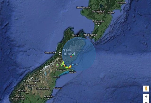 Dong dat 7,4 do Richter, song than ap vao New Zealand hinh anh 3