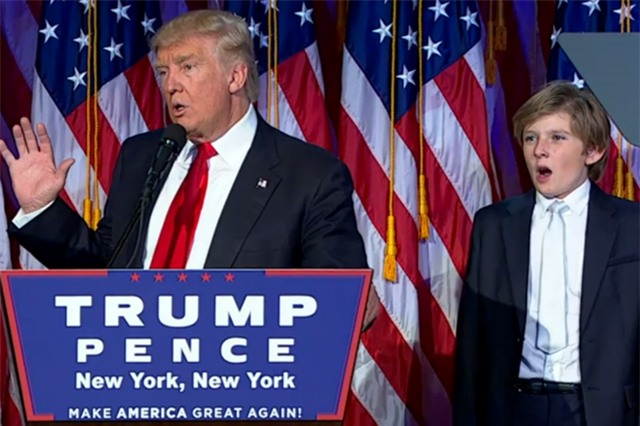 Loat anh au tho cua con trai ut ong Donald Trump hinh anh 14