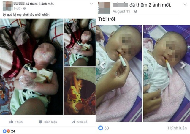 Phẫn nộ bà mẹ trẻ trói tay, bịt miệng con nhỏ rồi chụp ảnh đăng facebook câu like - Ảnh 1.