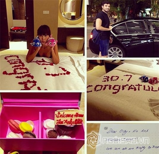 Chồng Hà Anh lãng mạn  4