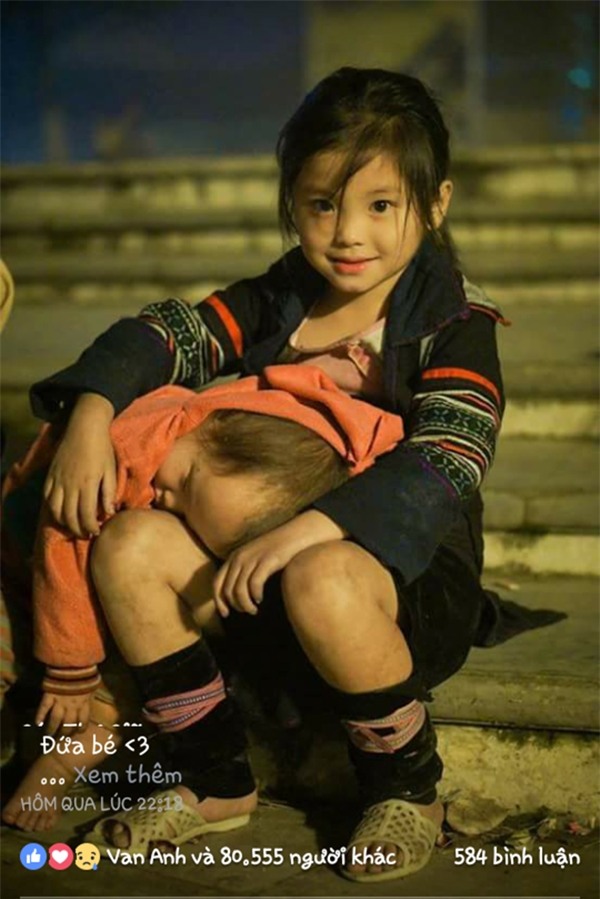 Bức ảnh Đứa bé gây xúc động cộng đồng mạng