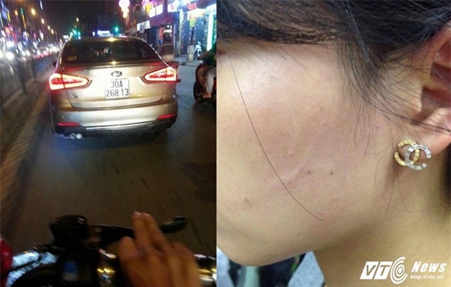 Công an triệu tập tài xế ô tô tát cô gái vì không nhường đường - Ảnh 1.