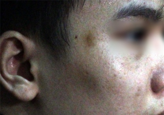 Bị cáo Trung tại tòa