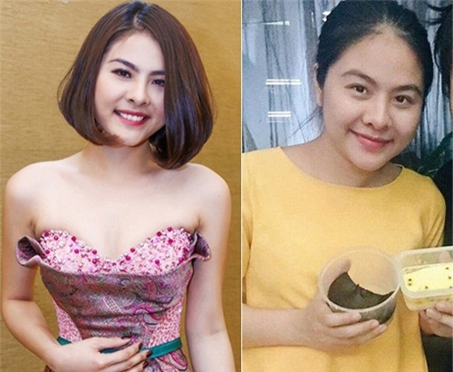 Vân Trang xuống sắc thấy rõ sau khi mang bầu.