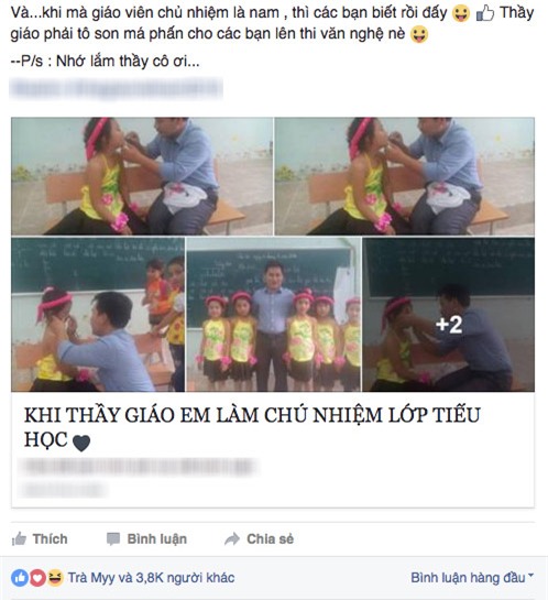 buc anh thay giao cam cui to son cho hoc tro thi van nghe khien dan mang