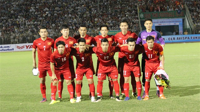 Trong mắt nhà cái, đội tuyển Việt Nam là ứng cử viên số 2 cho danh hiệu vô địch AFF Cup 2016 (ảnh: Trọng Vũ)