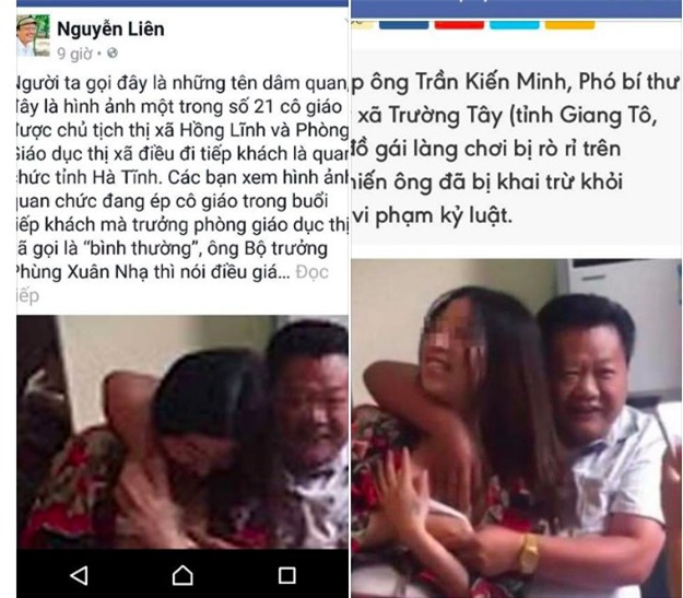 Kết quả hình ảnh cho đăng ảnh ở Trung Quốc gán cho quan chức Hà Tĩnh