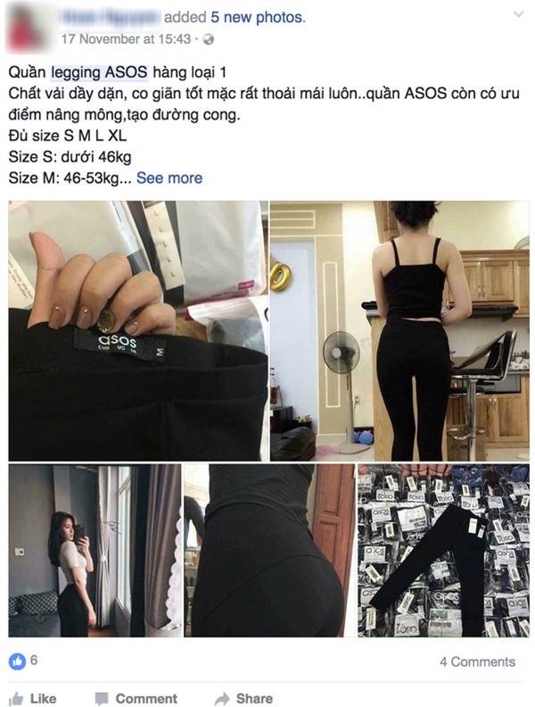 Quần legging nâng mông
