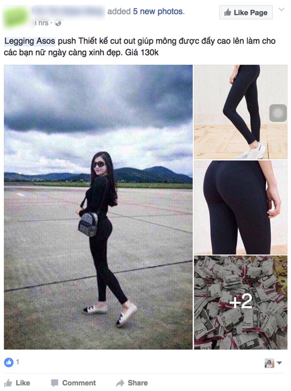 Quần legging nâng mông 