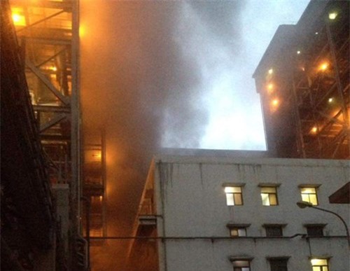 Cháy lớn tại nhà máy nhiệt điện Cẩm Phả