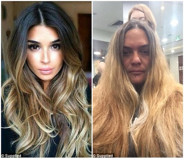 Đi làm đẹp nhưng người phụ nữ này lại nhận được một mái tóc còn hơn cả thảm họa - Ảnh 1.