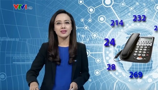 MC Hoài Anh vô tình bật cười trên sóng Thời sự trực tiếp