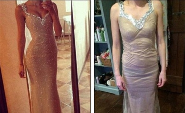 Dân tình choáng váng với chiếc váy cưới xuyên thấu như